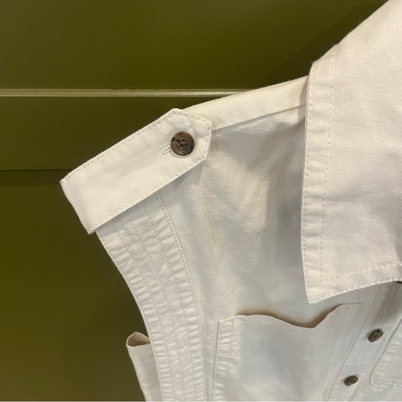 🤍 NWT Banana Republic Linen Blend Jumpsuit (XS Petite) - Picture 5 of 14